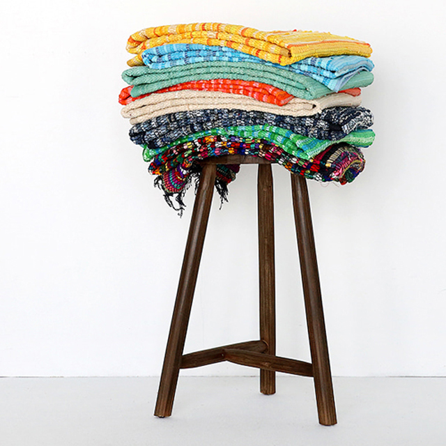 JANSSEN 스트립러그 70x145 비치블루 8634.2913, 145x70cm