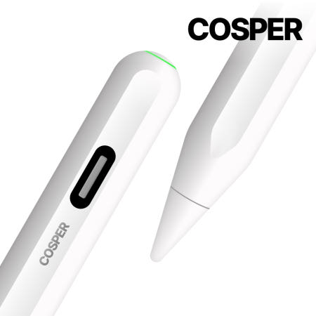 코스퍼 아이패드 호환 1세대 2세대 애플펜슬 호환용 CS766 유 무선 충전지원