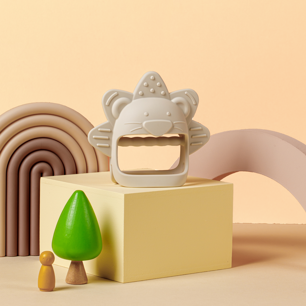 라라앤모어 구강기 실리콘 글러브 주먹 손목 사자 신생아 아기치발기