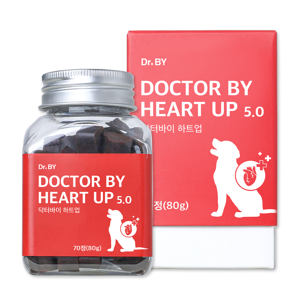 닥터바이 하트업 강아지 심장 영양제 헥헥거림 70개입, 1개