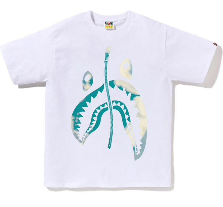 베이프 반팔티 TIE DYE TWIST SHARK TEE 1L30-110-044 - 상세 이미지 2