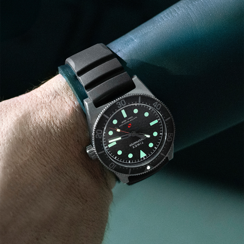 타이맥스 딥워터 리프200 러버스트랩 방수시계 41mm TW2W74700 - 상세 이미지 3