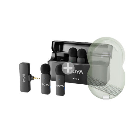 보야 4채널 BY-V4 2.4G 무선 마이크 TRS (피지테크 맥세이프 그립톡)