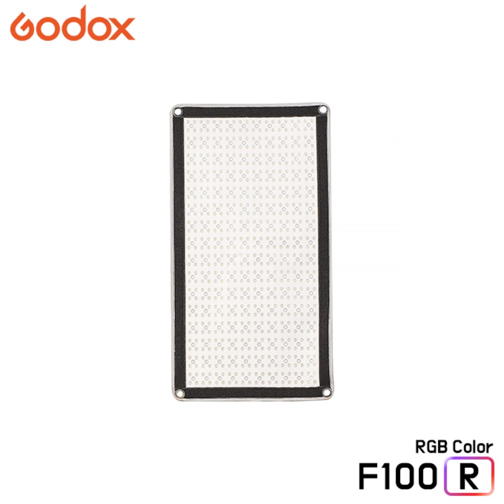 GODOX F100R K1 / LED 지속광 RGB 풀컬러 사진촬영 개인방송 유튜브 스튜디오 플렉시블조명 패널조명