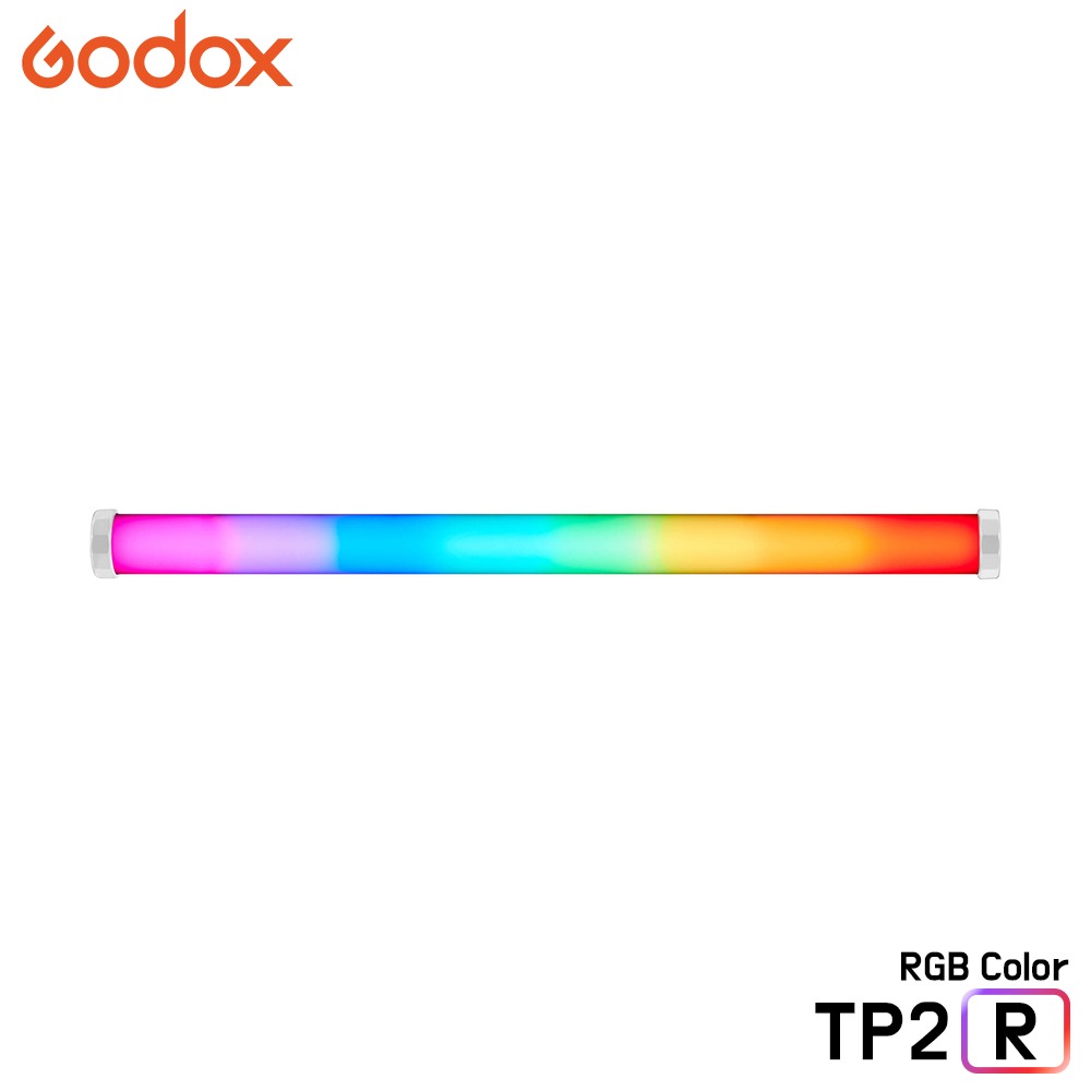 GODOX TP2R / 60cm 픽셀 튜브 라이트 LED 지속광 RGB 풀컬러 사진촬영 개인방송 유튜브 스튜디오 조명