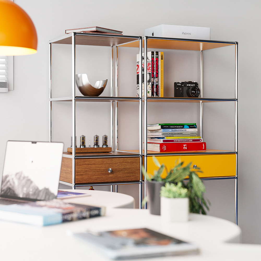 세렌티 600 모듈 선반 수납장 높은형 미드센츄리 다용도 틈새 거실 서랍장