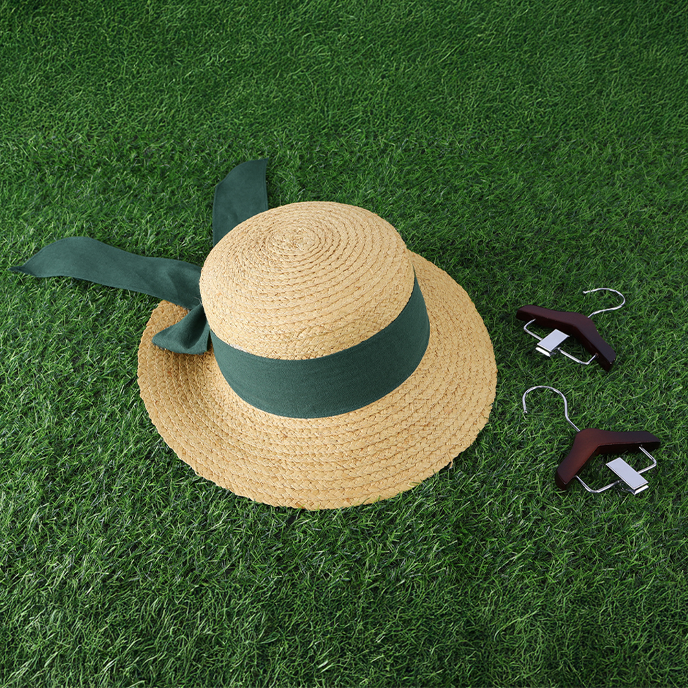 리본 라피아햇 밀짚모자 여성 버킷햇 여자 휴양지 모자