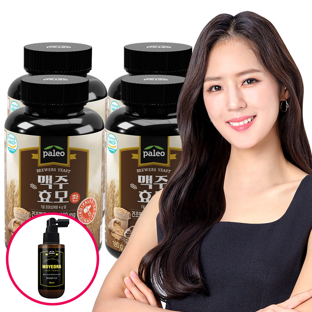 팔레오 맥주효모 비오틴 환 180g, 4개