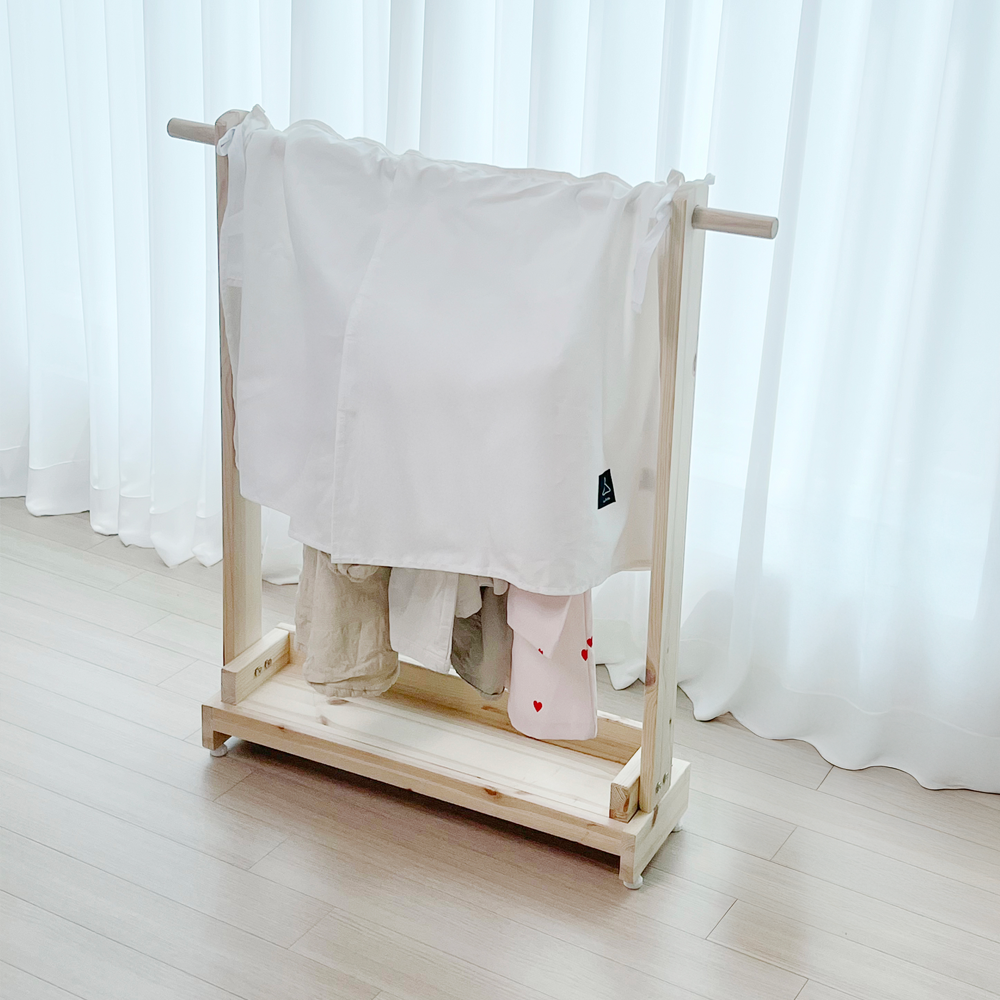 [러브온마켓] 행거가리개 옷덮개 행거커버 미니 2단 옷걸이커버 먼지 차단 2size - 상세 이미지 4