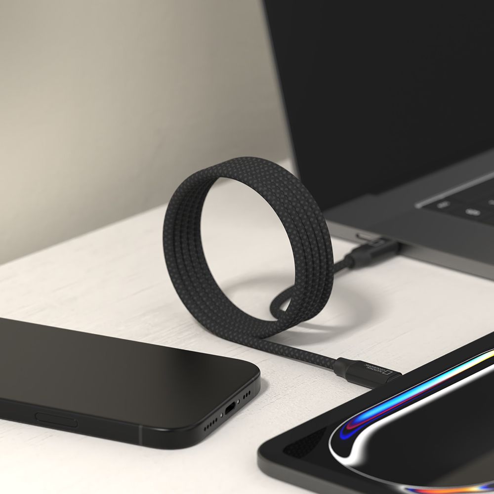 내셔널지오그래픽 마그네틱 USB C to C 케이블 2M(블랙)
