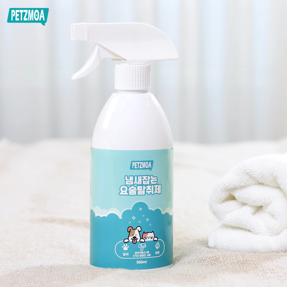 페츠모아 냄새잡는 요술탈취제 (화학성분X) 소변 배변 냄새제거 식물성 올인원탈취제500ml