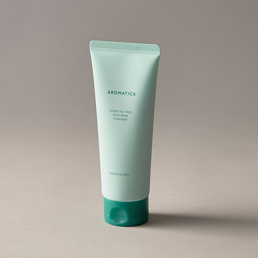 아로마티카 슈퍼 티트리 클레이 마스크 팩 클렌저 150ML 팩 투 폼 진정 각질제거