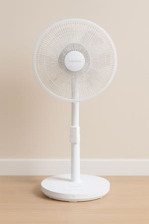 삼성전자 삼성 스탠드형 BLDC 5엽 선풍기 화이트 초미풍 무소음