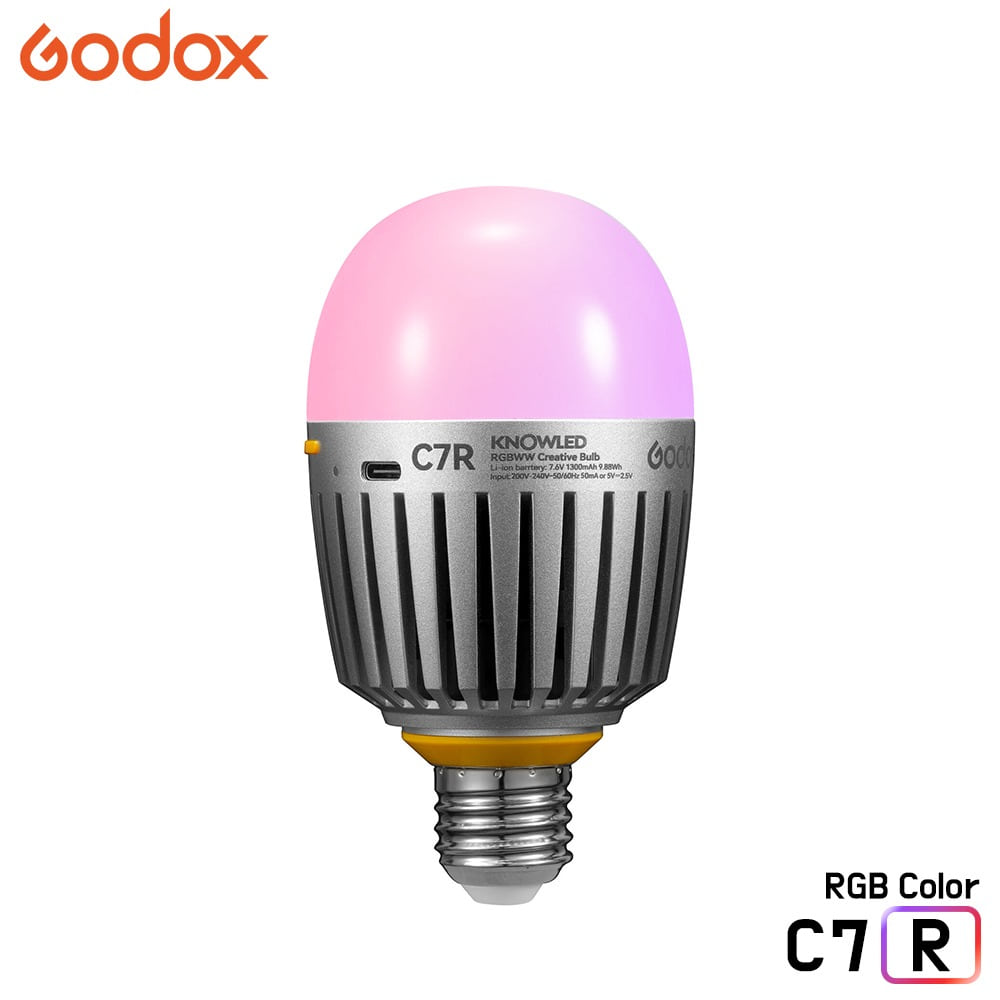 GODOX C7R / 엠비언트 라이트 RGB 풀컬러 미니포켓 패널조명 스튜디오 방송 영상 제품 소품 촬영
