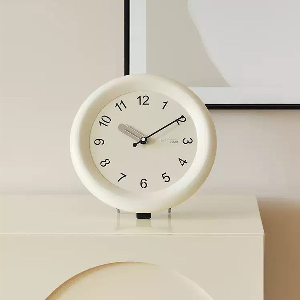 로즈소녀하우스 빈티지 감성 무소음 벽걸이시계 거실 인테리어 벽시계