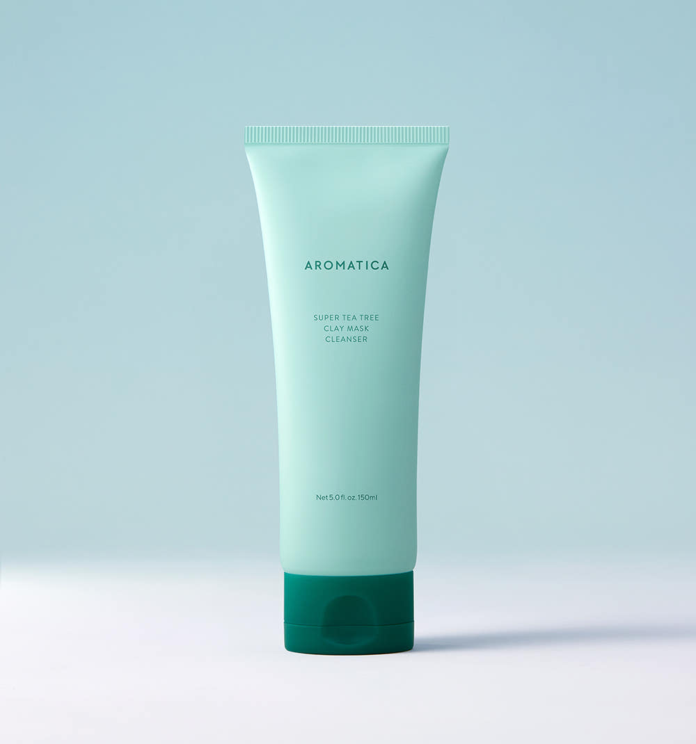아로마티카 슈퍼 티트리 클레이 마스크 팩 클렌저 150ML 팩 투 폼 진정 각질제거