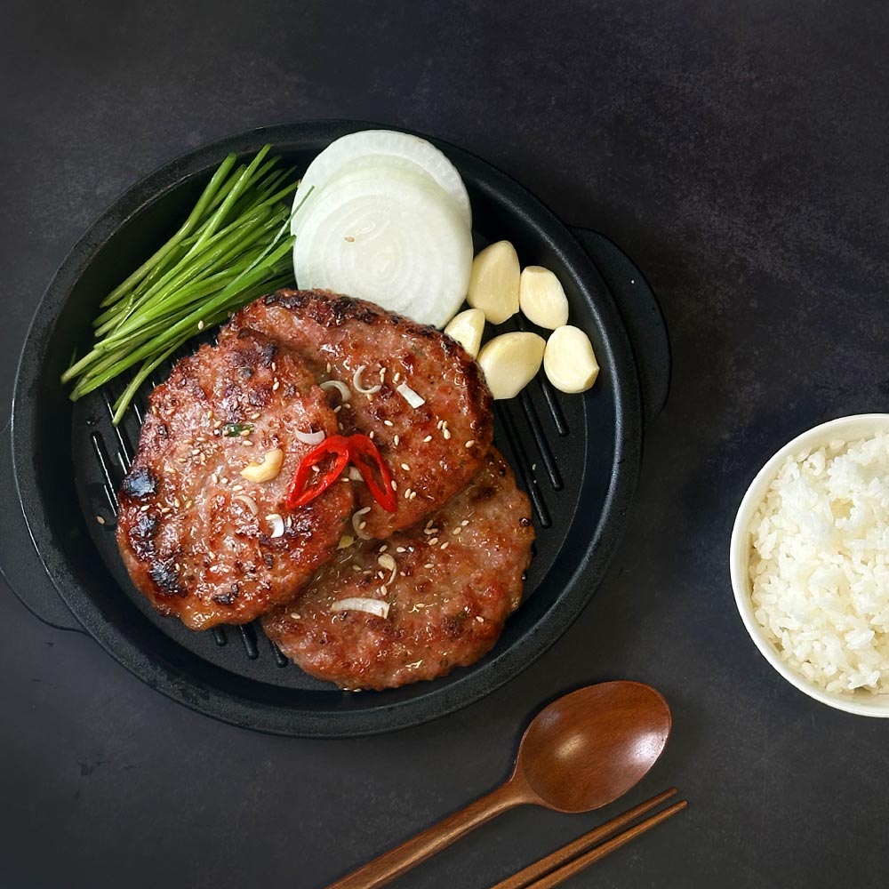 [파인밀]육즙가득 한돈 수제 떡갈비 (팩당 100g x 6개입) - 상세 이미지 3