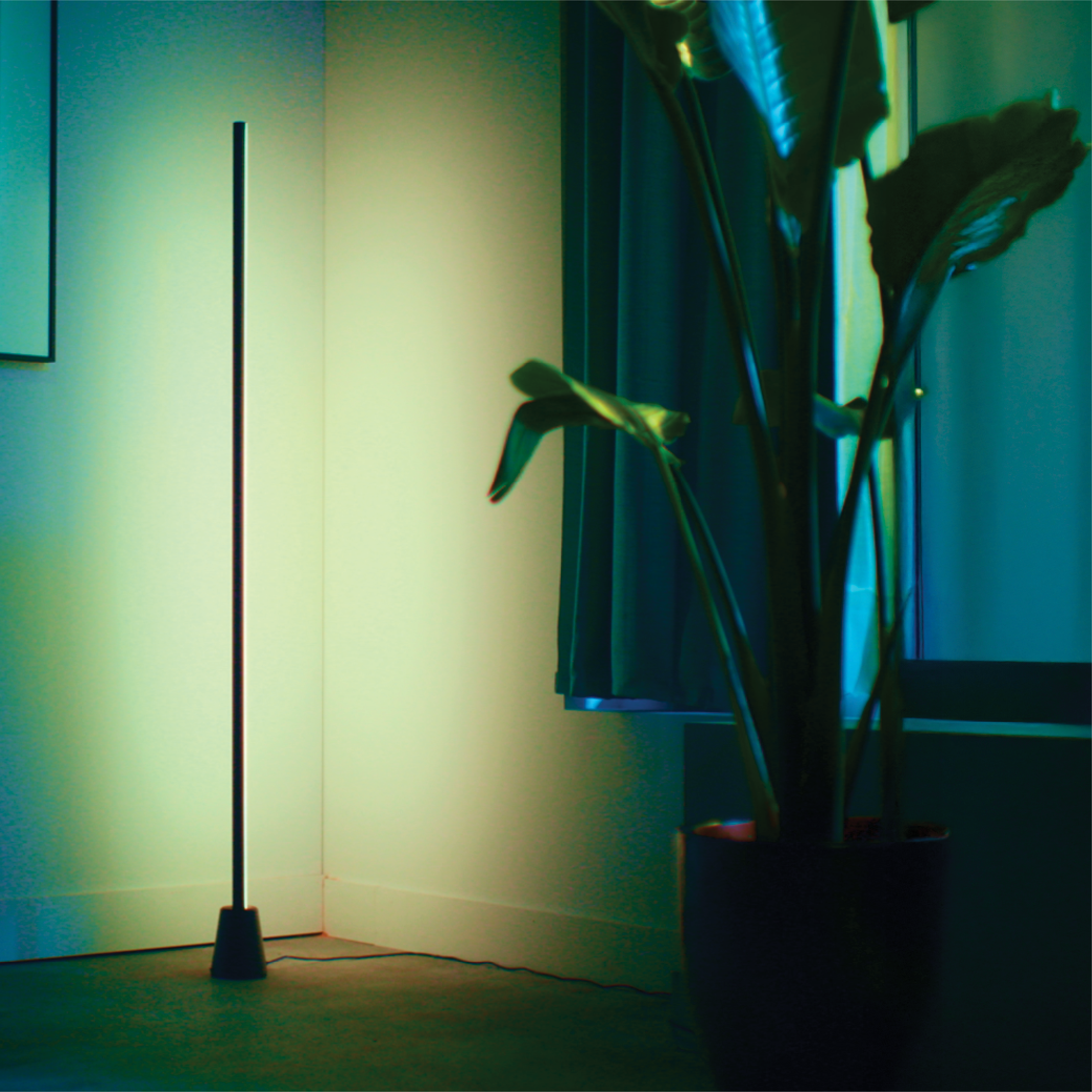 필립스 위즈 led 장스탠드 거실스탠드조명 플로어스탠드 일체형 2팩 x 블랙