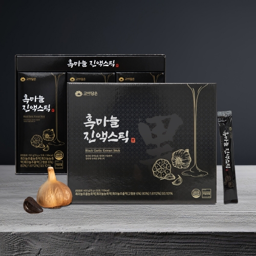 비타르르 흑알리신 흑마늘진액 흑마늘즙 피로회복 활력 에너지 건강식품 스틱 15g x 30포 - 상세 이미지 3