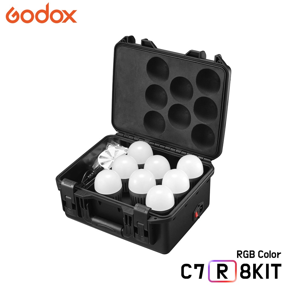 GODOX C7R 8Kit / 엠비언트 라이트 RGB 풀컬러 미니포켓 패널조명 스튜디오 방송 영상 제품 소품 촬영