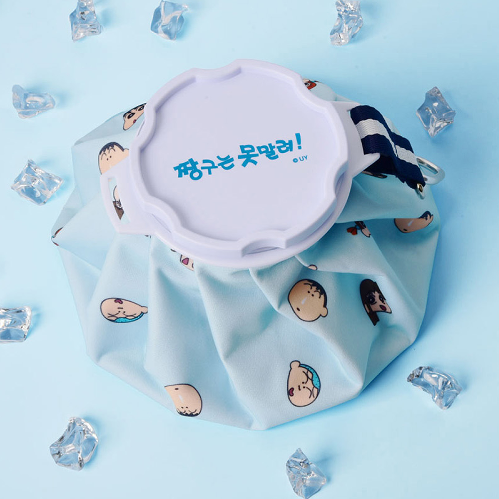 짱구 얼음 주머니 패턴 여름 휴대용 냉온 찜질 주머니 골프 물주머니 캐릭터 굿즈 - 상세 이미지 5