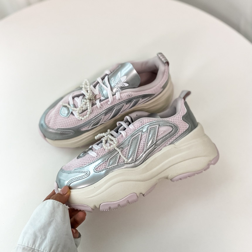 아디다스 OG 오즈가이아 PU 핑크 우먼스 JS1660