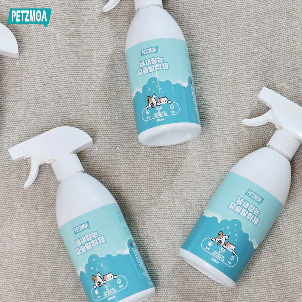 페츠모아 냄새잡는 요술탈취제 (화학성분X) 소변 배변 냄새제거 식물성 올인원탈취제500ml