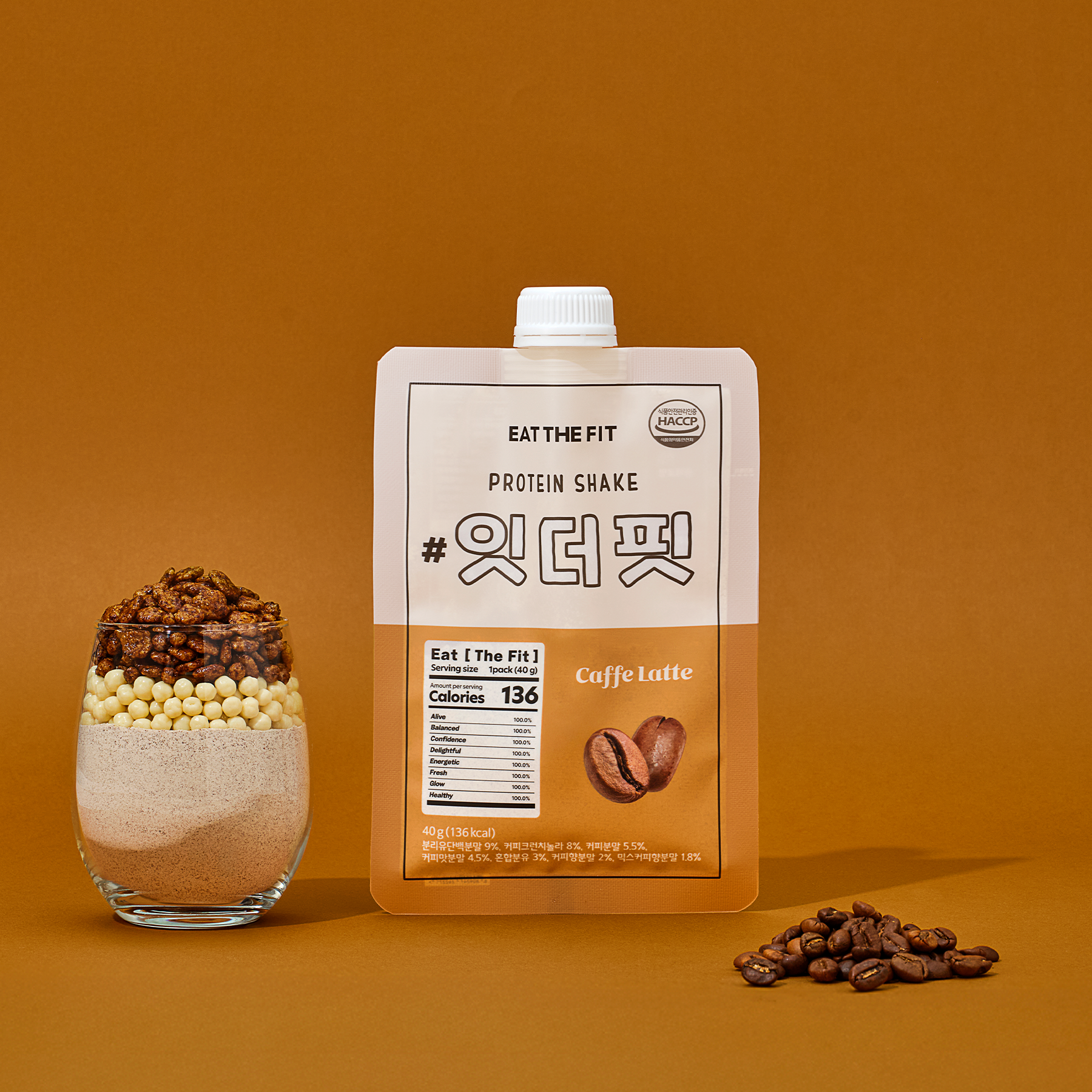 잇더핏 단백질 쉐이크 맛있는 한끼 식사대용 파우치 1주플랜 커피, 7포, 1개