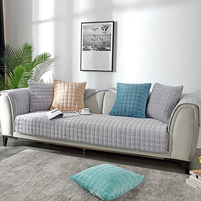 극세사 퀼팅 소파 쇼파패드 쇼파커버 단품