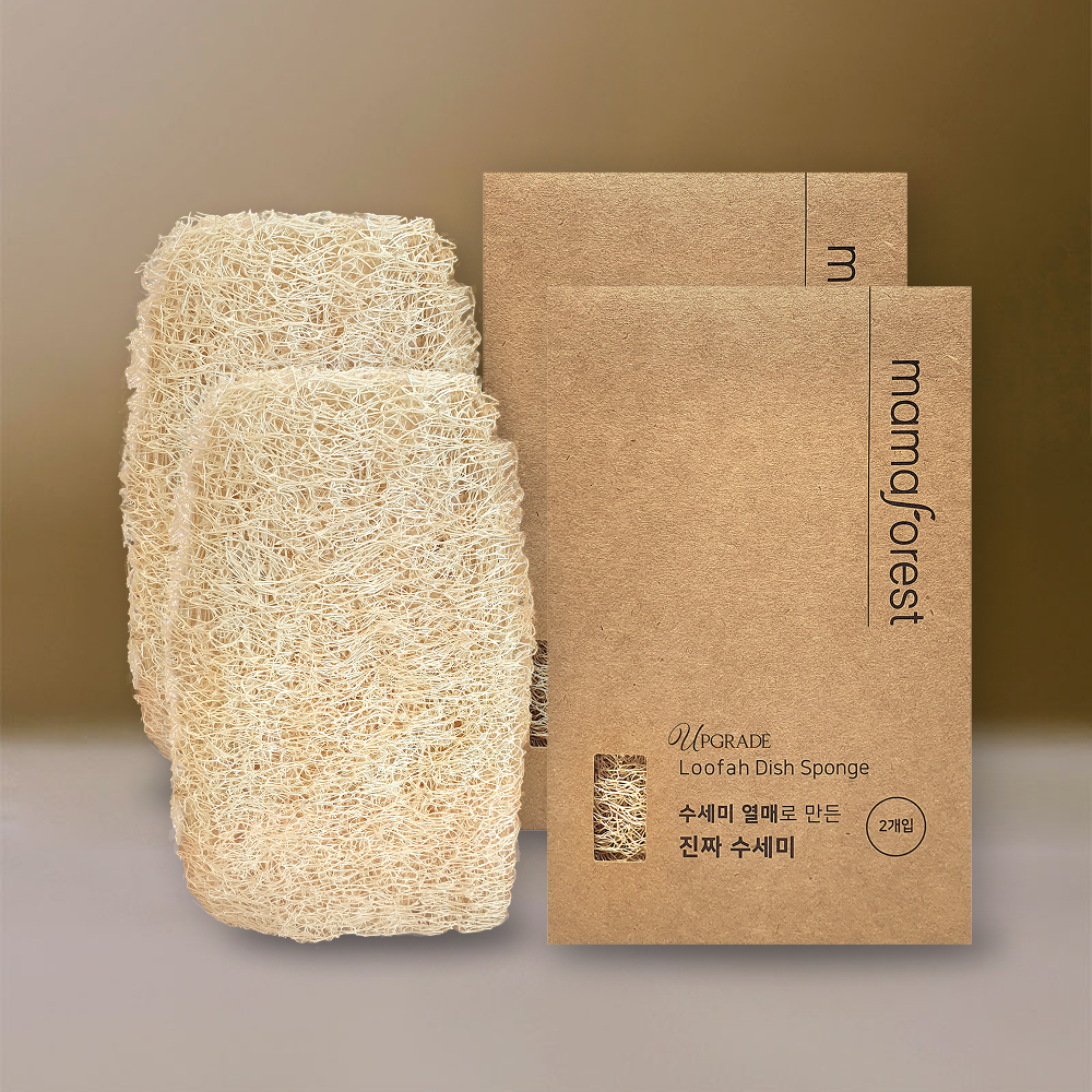 천연 수세미 열매로만든 진짜 수세미 2개입 2세트