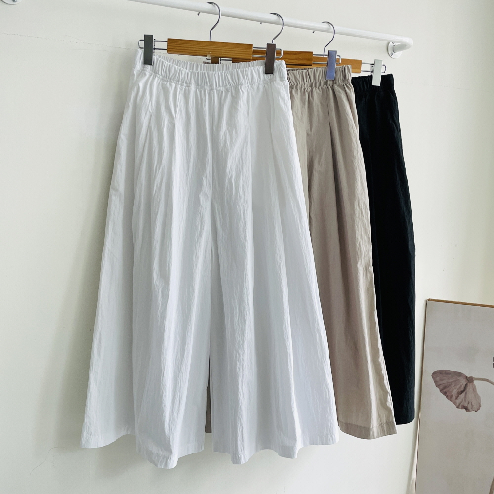 바스락팬츠 아노락 큐롯팬츠 치마바지 냉장고 키작녀 바지