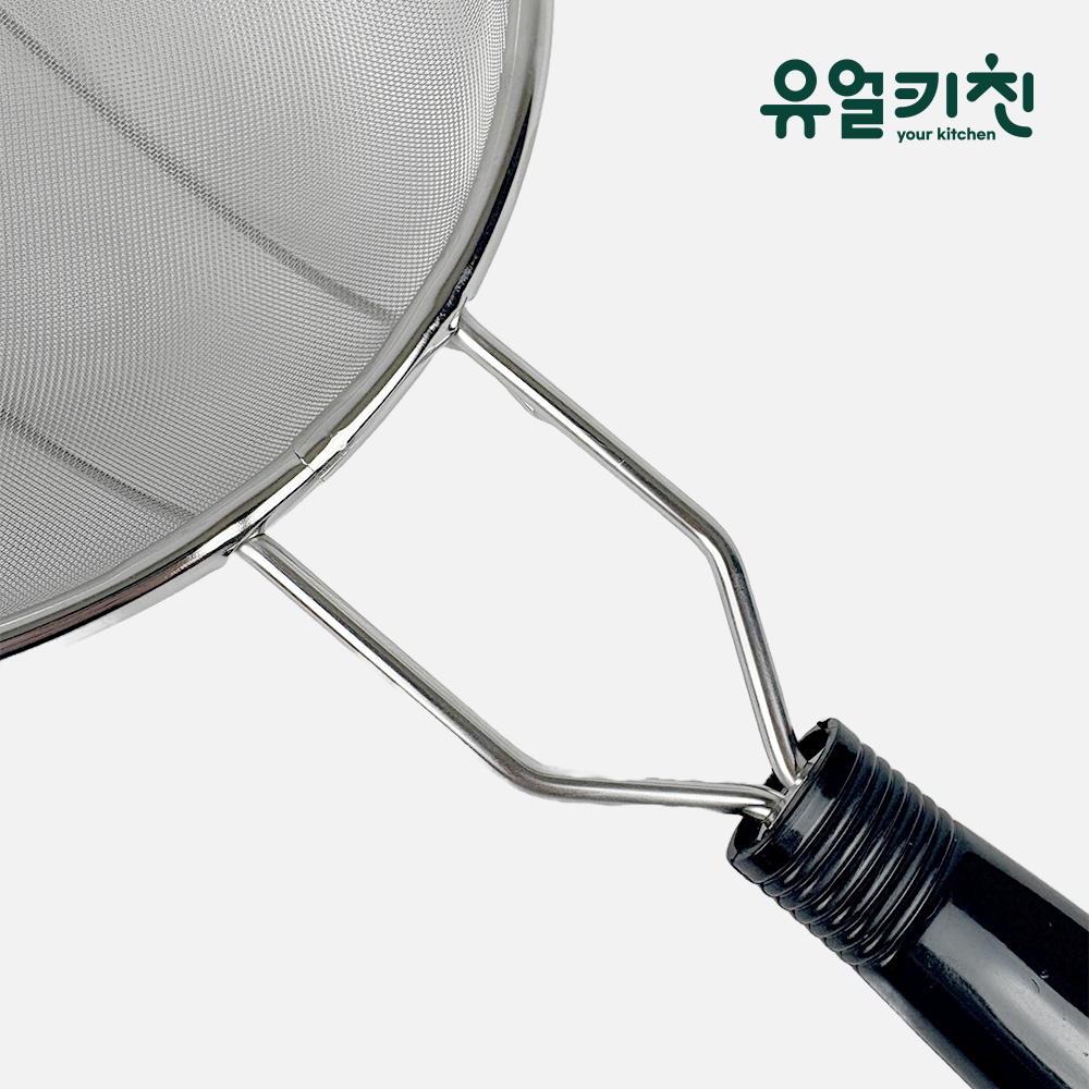 튼튼한 업소용 건지기 스텐 뜰채 튀김망 4호 - 상세 이미지 3