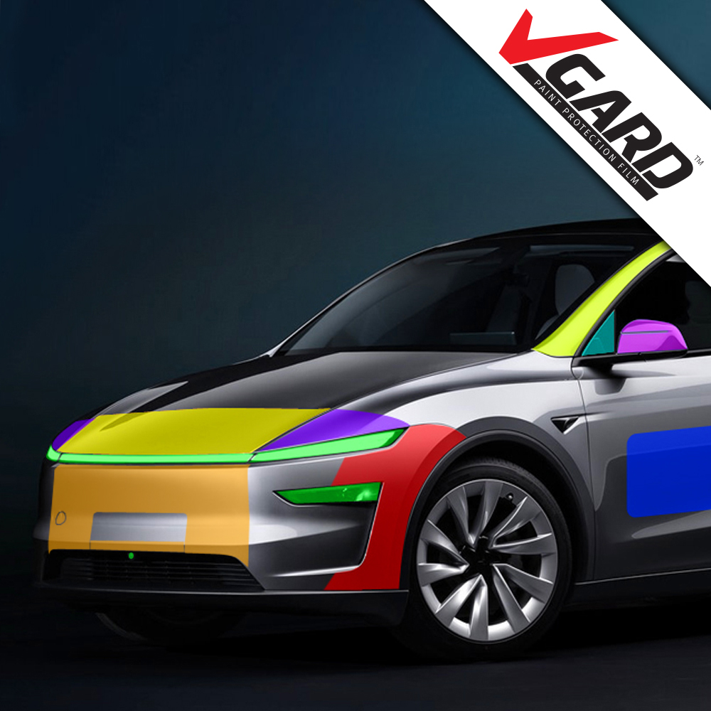 테슬라 모델Y 주니퍼 PPF 도어하단 부분구매 생활보호필름 브이가드 제품 이미지