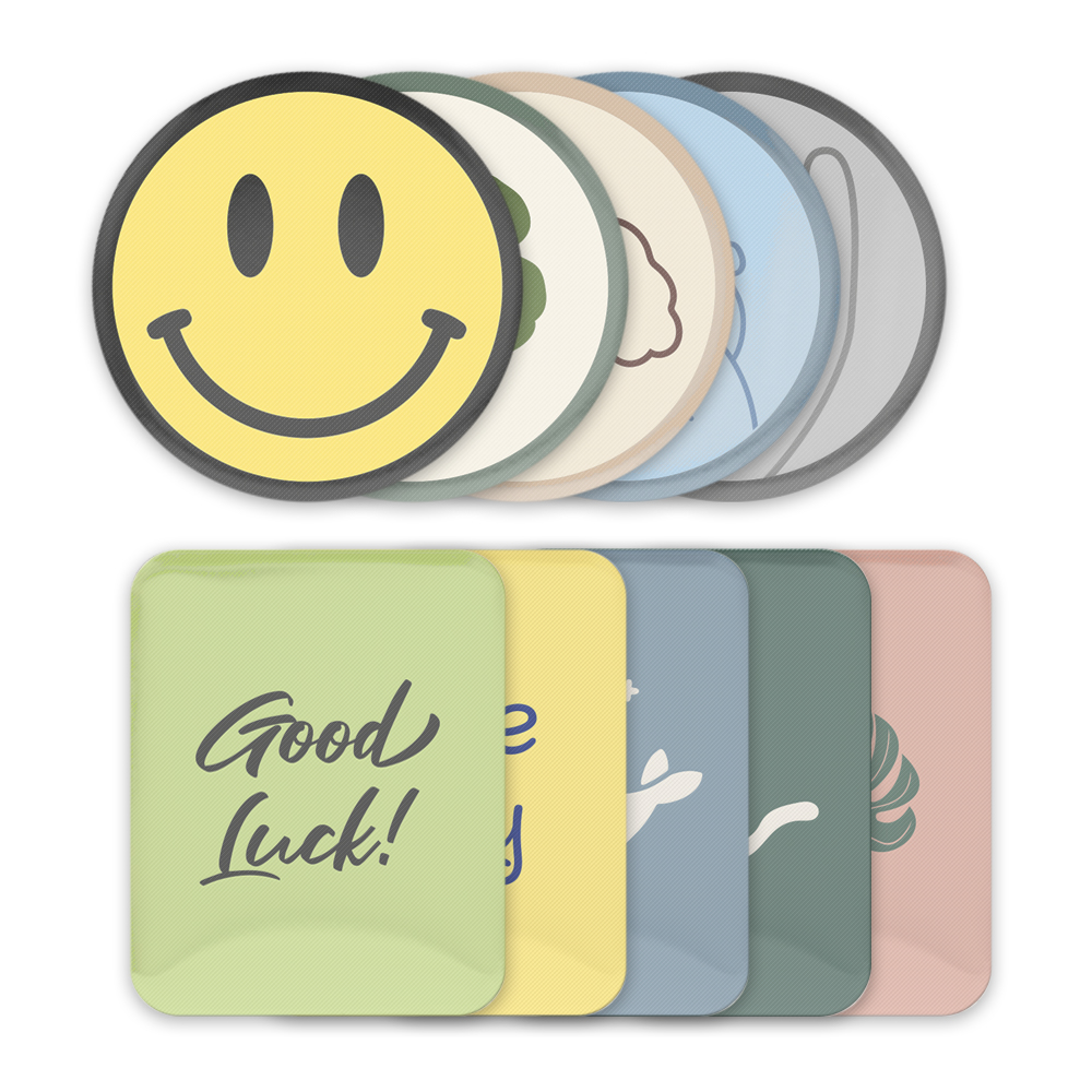 국산 플라이토 차량용 핸드폰 자석 거치대 철판 메탈 플레이트 원형 사각 주문제작 40mm