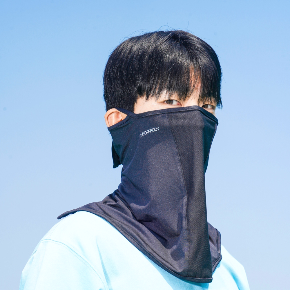 체크인바디 자외선차단마스크 골프마스크 저자극 냉감 얼굴햇빛가리개 러닝 등산 자전거 낚시 - 상세 이미지 5