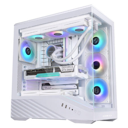 리안리 Vector V100 ARGB 미들타워 케이스 (화이트)