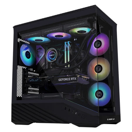 리안리 Vector V100 ARGB 미들타워 케이스 (블랙)