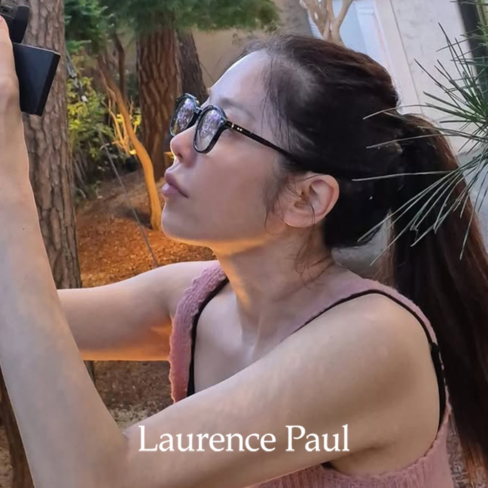 로렌스폴 쿠버01 C01 블랙 코받침 있는 가벼운 뿔테 안경