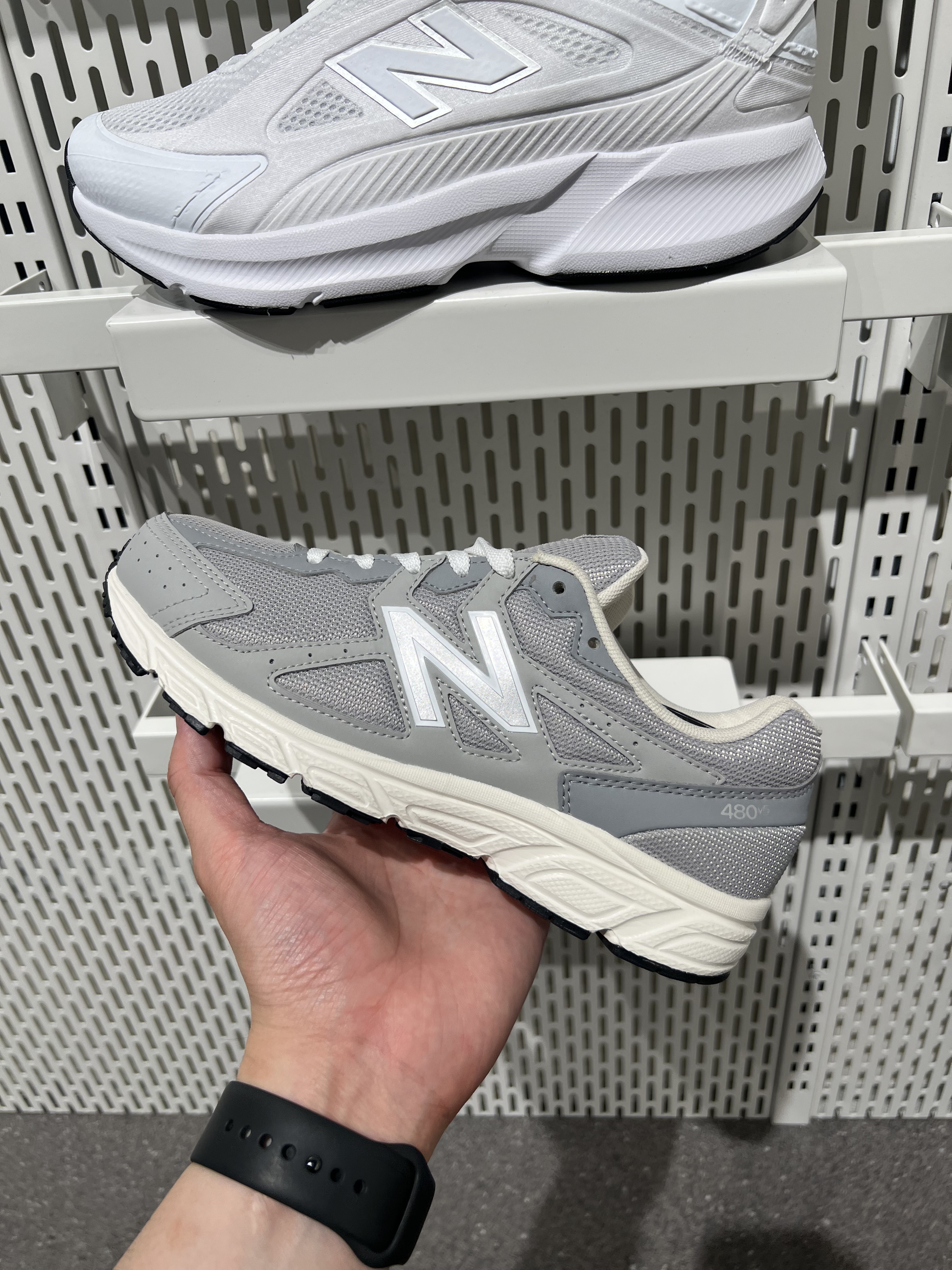 뉴발란스 480 런닝화 4E 발볼넓은 운동화 가벼운 조깅화 와이드 블랙 화이트