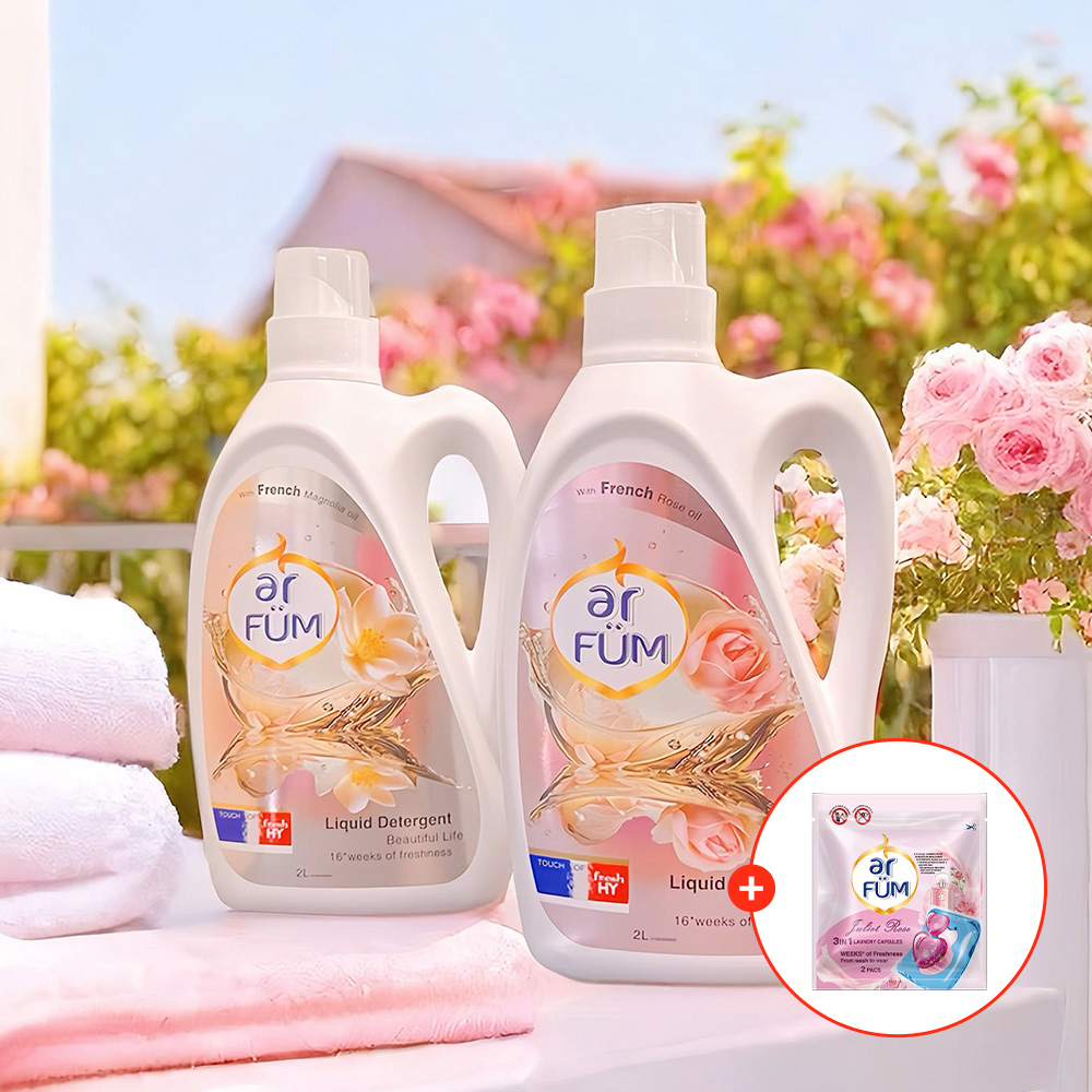 아로퓸 가든 컬렉션 세탁세제 2L+2L (2종)，캡슐세제 2개입 증정