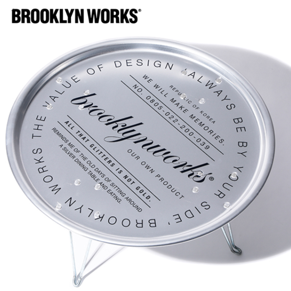 브루클린웍스 레트로 테이블 알루미늄 캠핑테이블 캠핑선반 쉘프