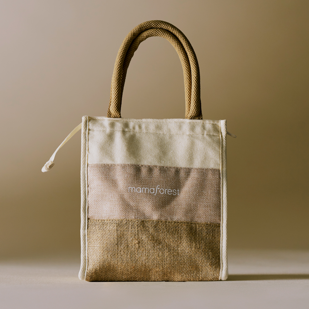 마마포레스트 핸드메이드 보냉백 보온 도시락 이유식 가방