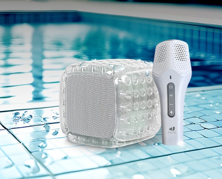 휴대용 무선 블루투스 노래방 마이크 스피커 방수