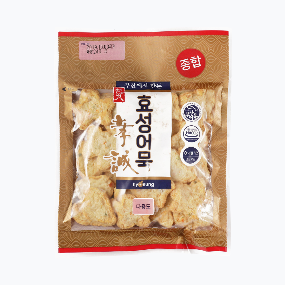 효성어묵 종합 모듬어묵 240g - 상품 이미지