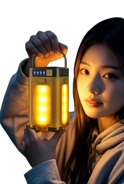 [펼쳐빛쏴!] 애니윙 태양광충전 캠핑랜턴 조명 4패널 접이식램프 이미지 6