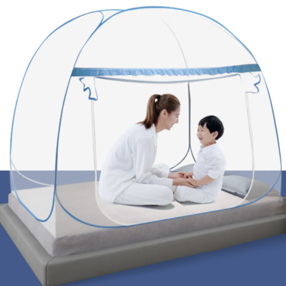 미세 방충 원터치 아기 접이식 모기장 텐트 침대모기장 대형 휴대용 방충망