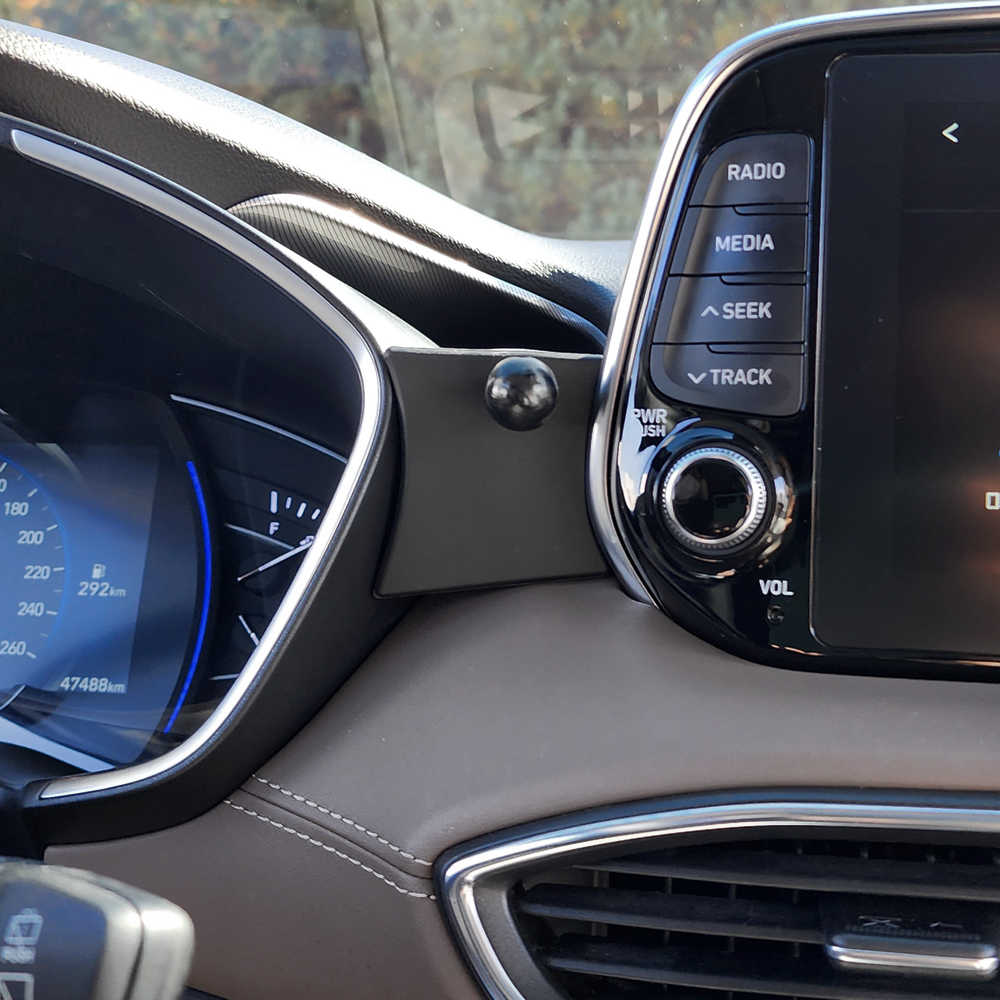 픽스 싼타페 4세대 TM 페이스리프트 이전(18-20년식) 전용 차량용 핸드폰 거치대 마운트 단일