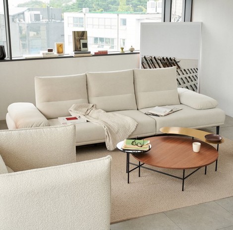 알로소 카포네그랑 4인소파 패브릭소파 (스윙소파, 노르딕패브릭)