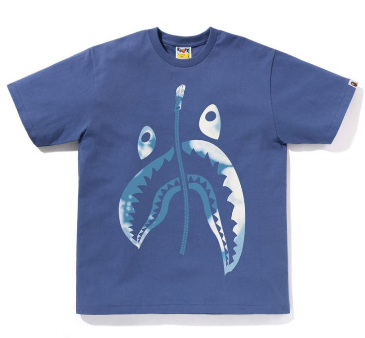 베이프 반팔티 TIE DYE TWIST SHARK TEE 1L30-110-044 - 상세 이미지 3