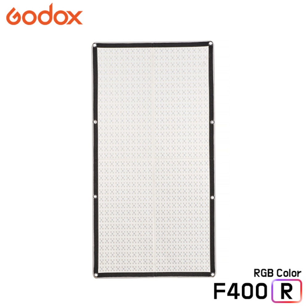 GODOX F400R K1 / LED 지속광 RGB 풀컬러 사진촬영 개인방송 유튜브 스튜디오 플렉시블조명 패널조명